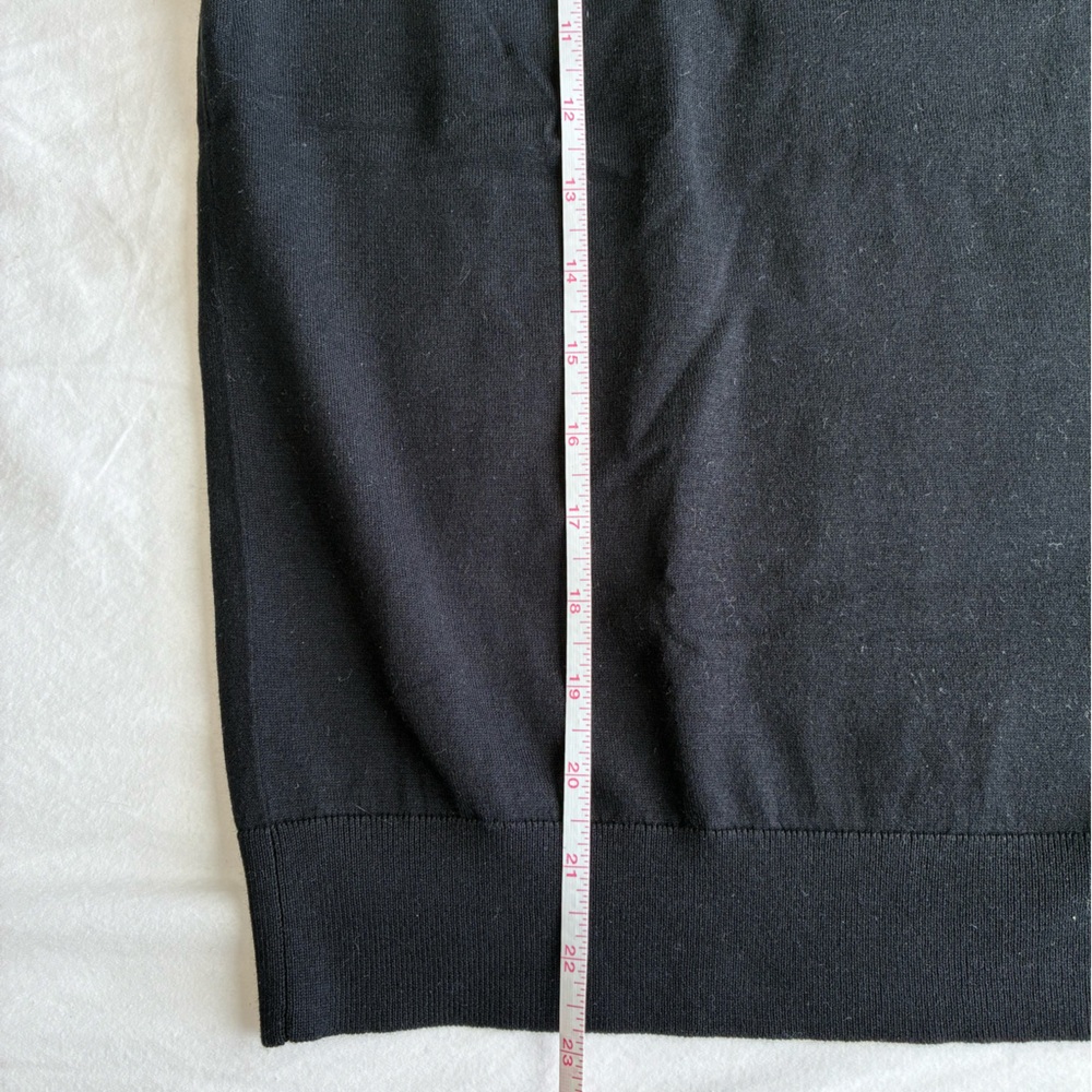 NWOT J.Crew Jackie Cotton-blend Knit Shell in Black, Size Large - Picture 7 of 8